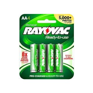 NiMH Battery AA, Rechargeable